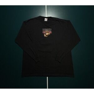 Vtg‎ Marines When Is Has To Be Destroyed Overnight Long Sleeve T Shirt Large
